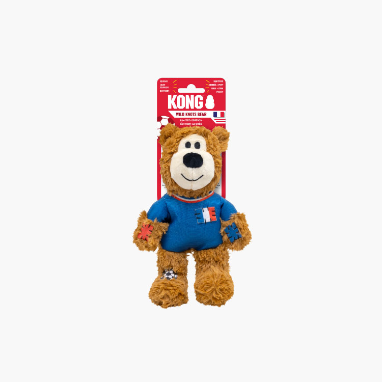 Oso de peluche Wild Knots para perro del Mundial Francia - Imagen 4