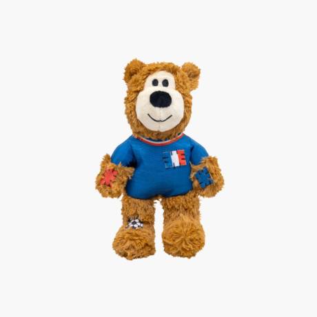 Oso de peluche Wild Knots para perro del Mundial Francia