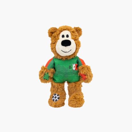 Oso de peluche Wild Knots para perro del Mundial México