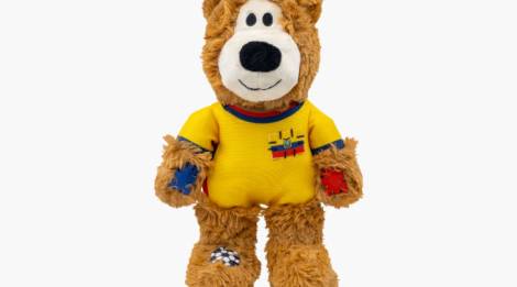 Oso de peluche Wild Knots para perro del Mundial Ecuador