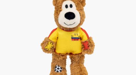 Oso de peluche Wild Knots para perro del Mundial Colombia