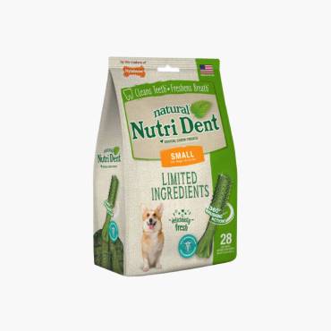 Nutri Dent Premios Dentales Sabor Aliento Fresco para Perro Chico