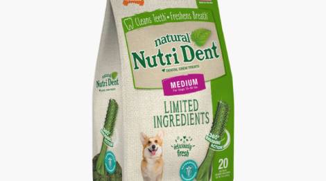 Nutri Dent Premios Dentales Sabor Aliento Fresco para perro Mediano