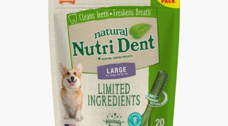 Nutri Dent Premios Dentales Sabor Aliento Fresco para perro Grande
