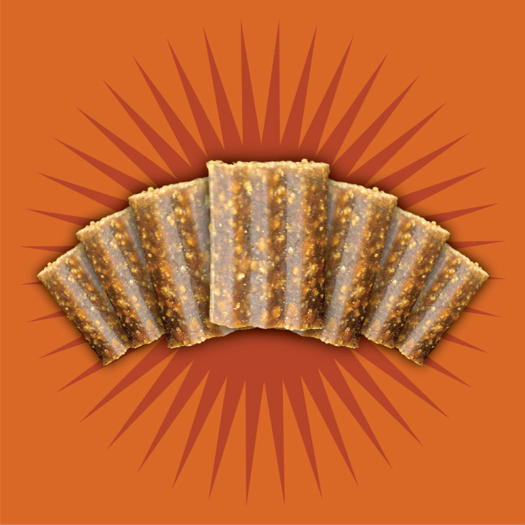 Triumph Free Spirit Jerky Bites Premios para Perro Pavo, Chícharos y Frutos - Imagen 4