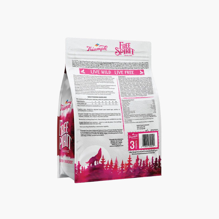 Triumph Free Spirit Perro Adulto Salmón y Camote - Imagen 2