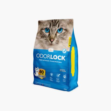 Arena aglutinante de arcilla Odour Lock para gato