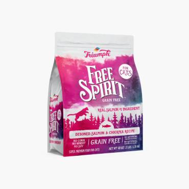 Triumph Free Spirit Gato Salmón Deshuesado y Garbanzos